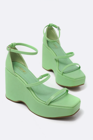 Platform Strappy Wedge
