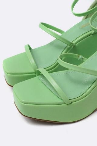 Platform Strappy Wedge