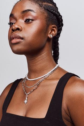Celestial Necklace And Earring Set