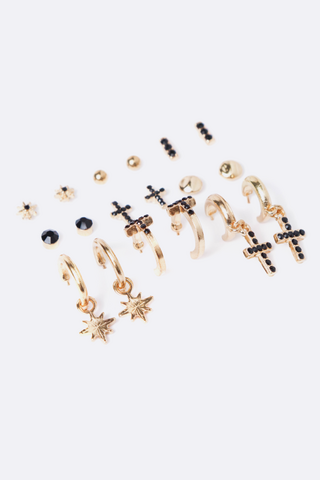 9 Pack Earrings