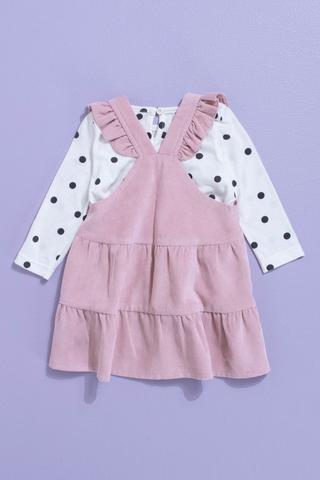 Pinafore Dress & Long Sleeve Top Set