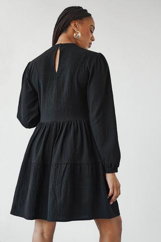 Trapeze Turtle Neck Dress