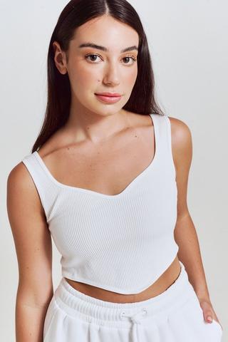 Seamless Fitted Corset Tank