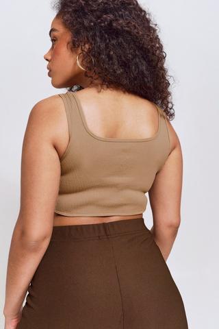 Seamless Fitted Corset Tank