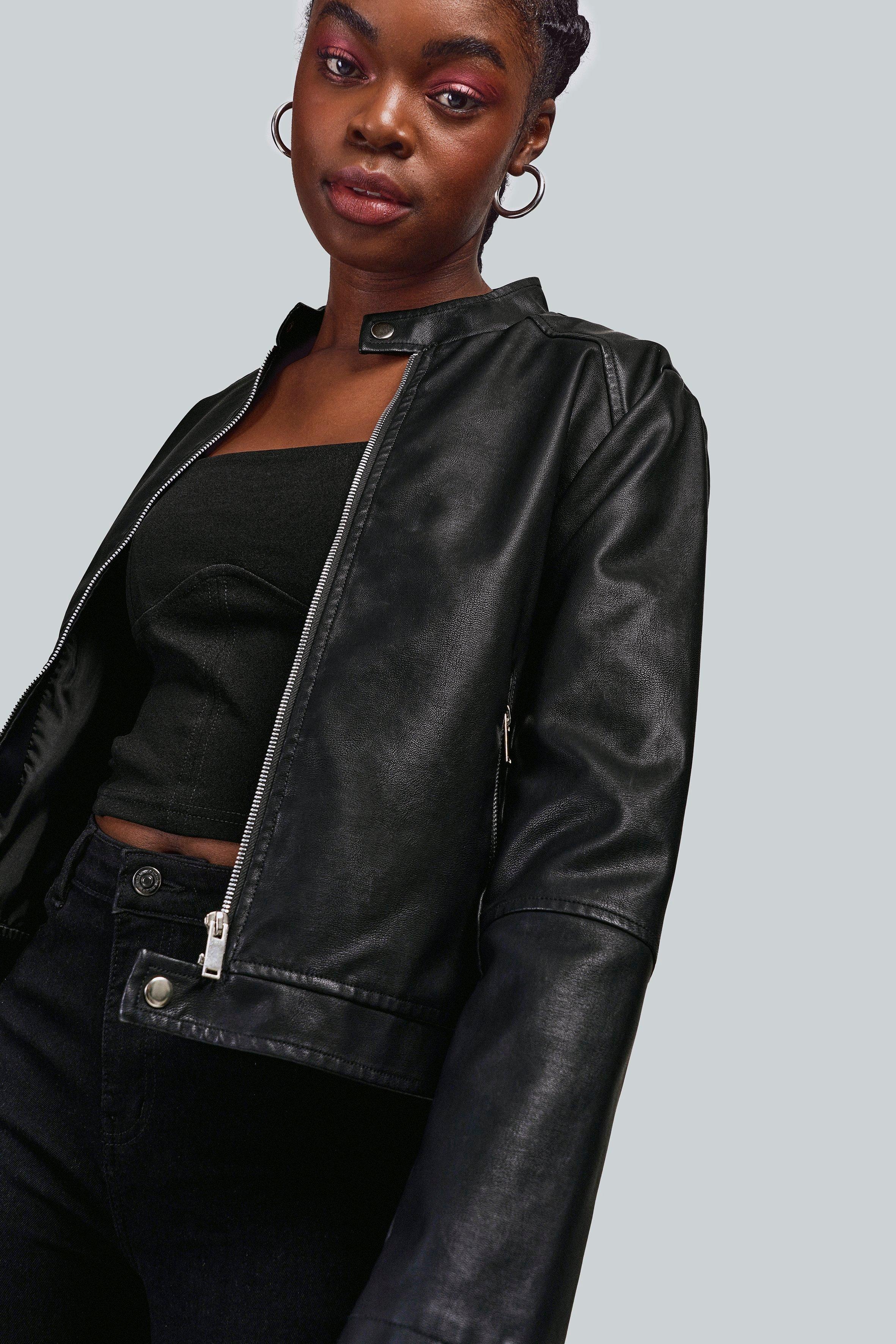 Leather 2025 jacket mrp