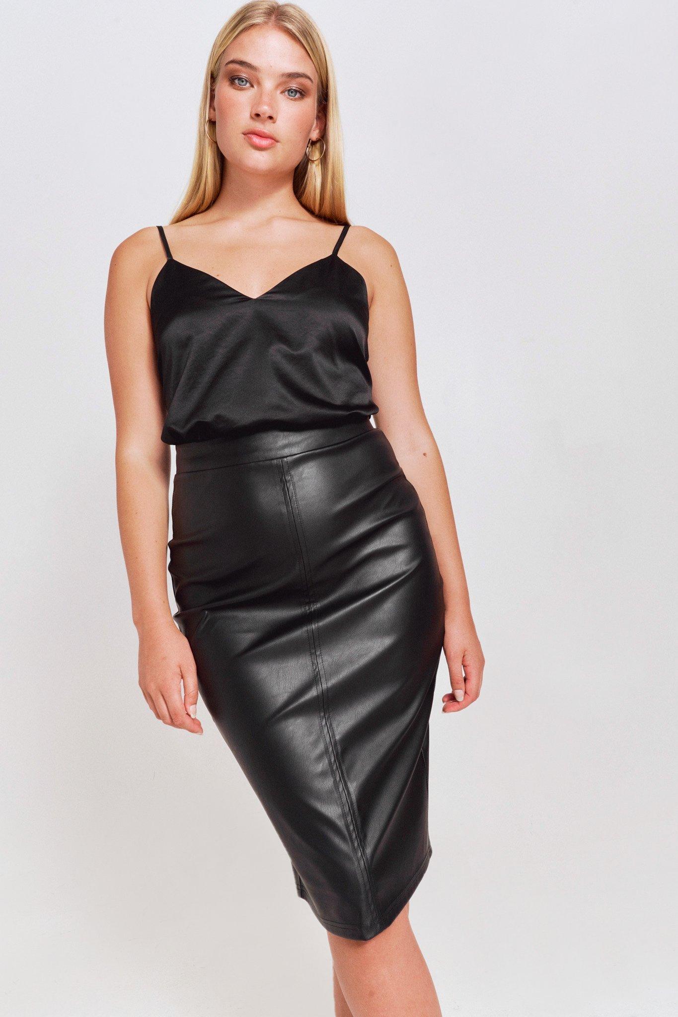 Black leather skirt mr price hotsell