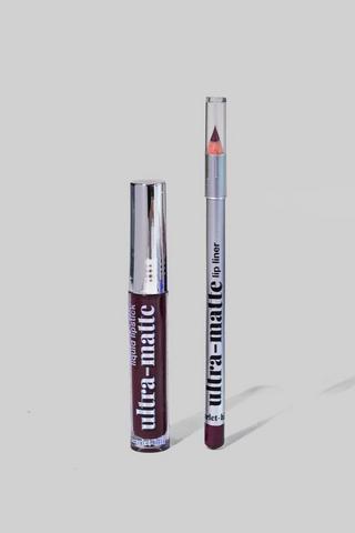 Lipstick and Liner Duo - Plum