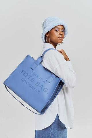 Pleather Tote Bag