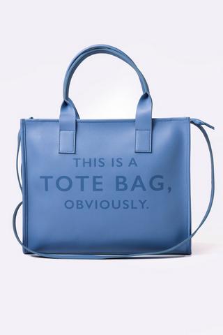Pleather Tote Bag