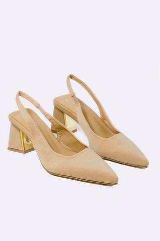 Slingback Court Block Heel