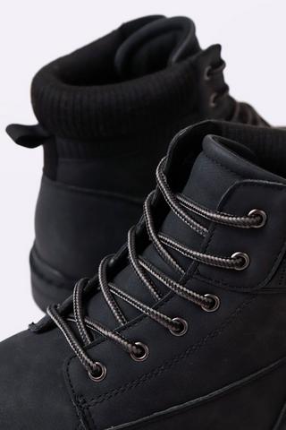 Lace-up Boot