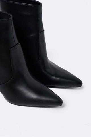 Ankle Block Heel Boot