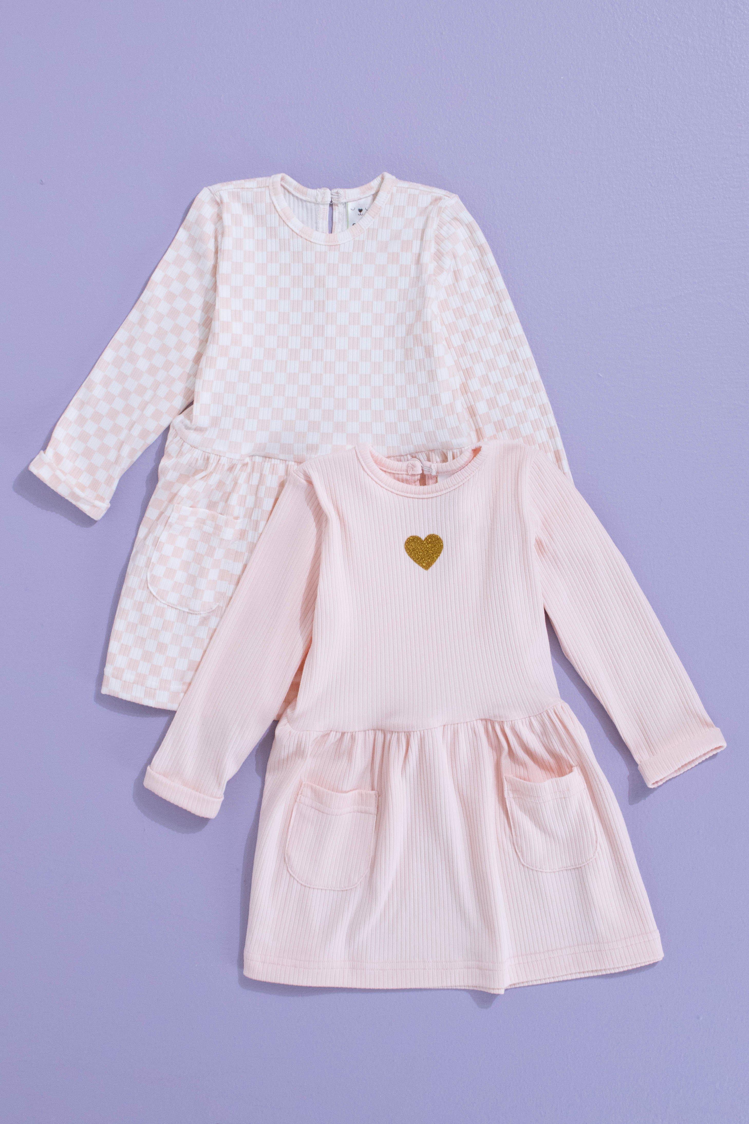 2 Pack Long Sleeve Dresses