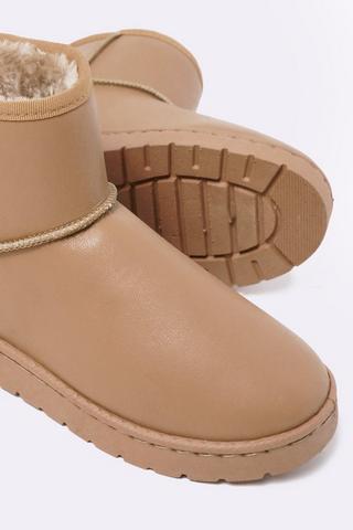 Pleather Ankle Boot