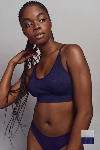 2 Pack Seamless Crop Bra