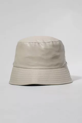 Pleather Bucket Hat