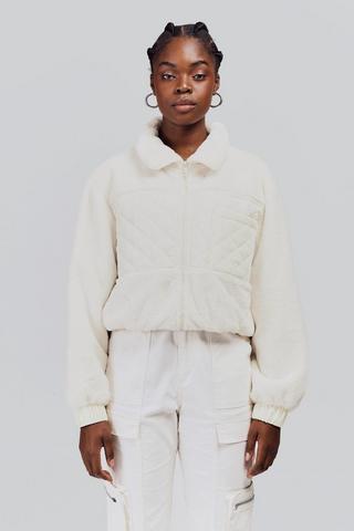 Fluffy Bomber Jacket