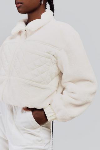Fluffy Bomber Jacket