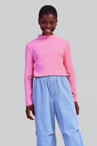 Long Sleeve Turtle Neck Top