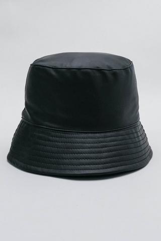 Pleather Bucket Hat