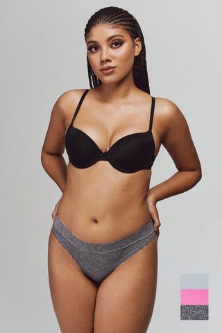 3 Pack Seamless Thongs