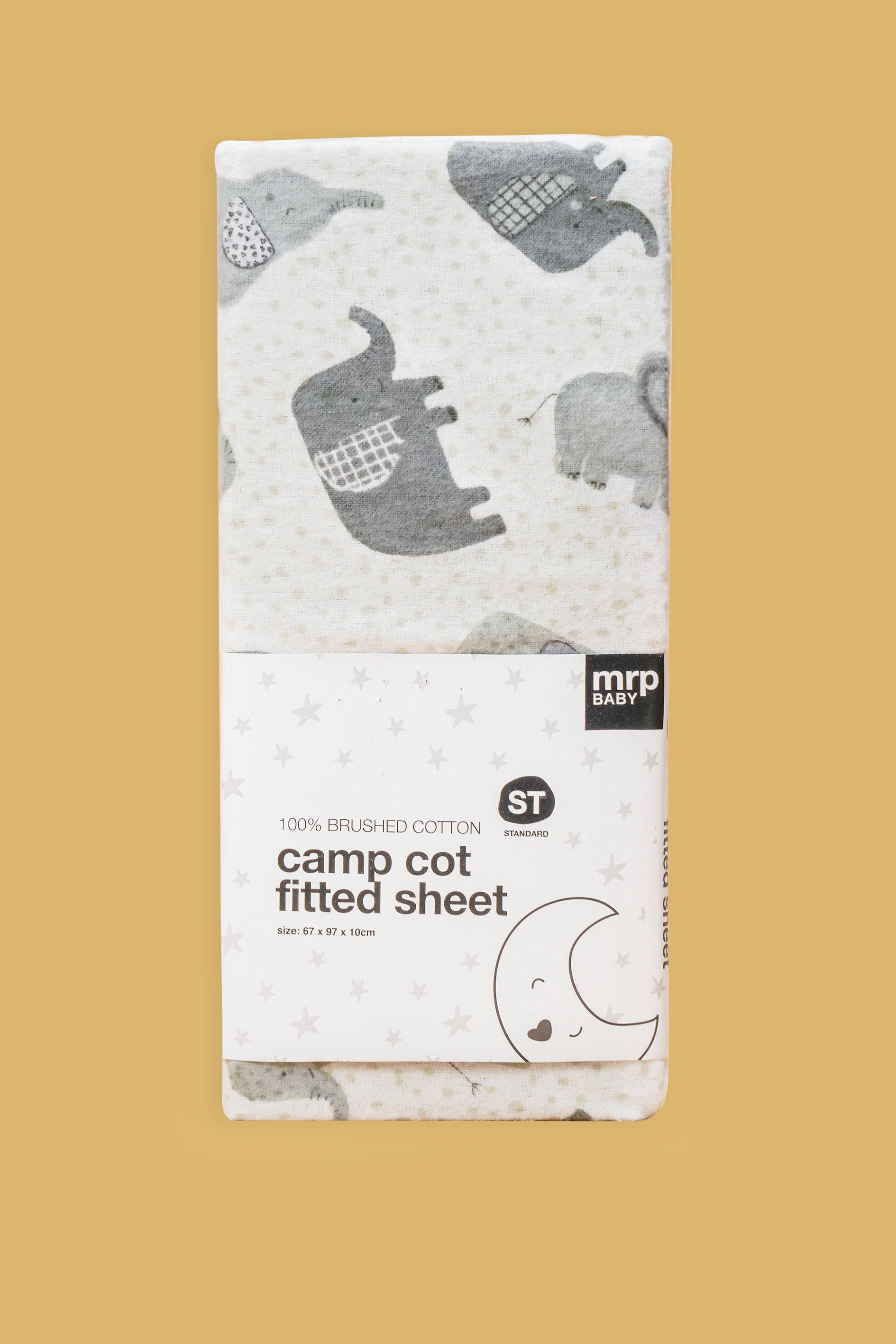 Camp cot fitted sheet best sale