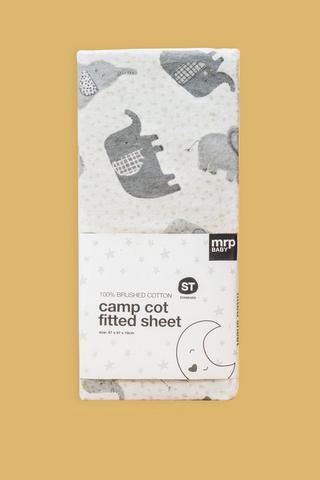 Camp Cot Fitted Sheet