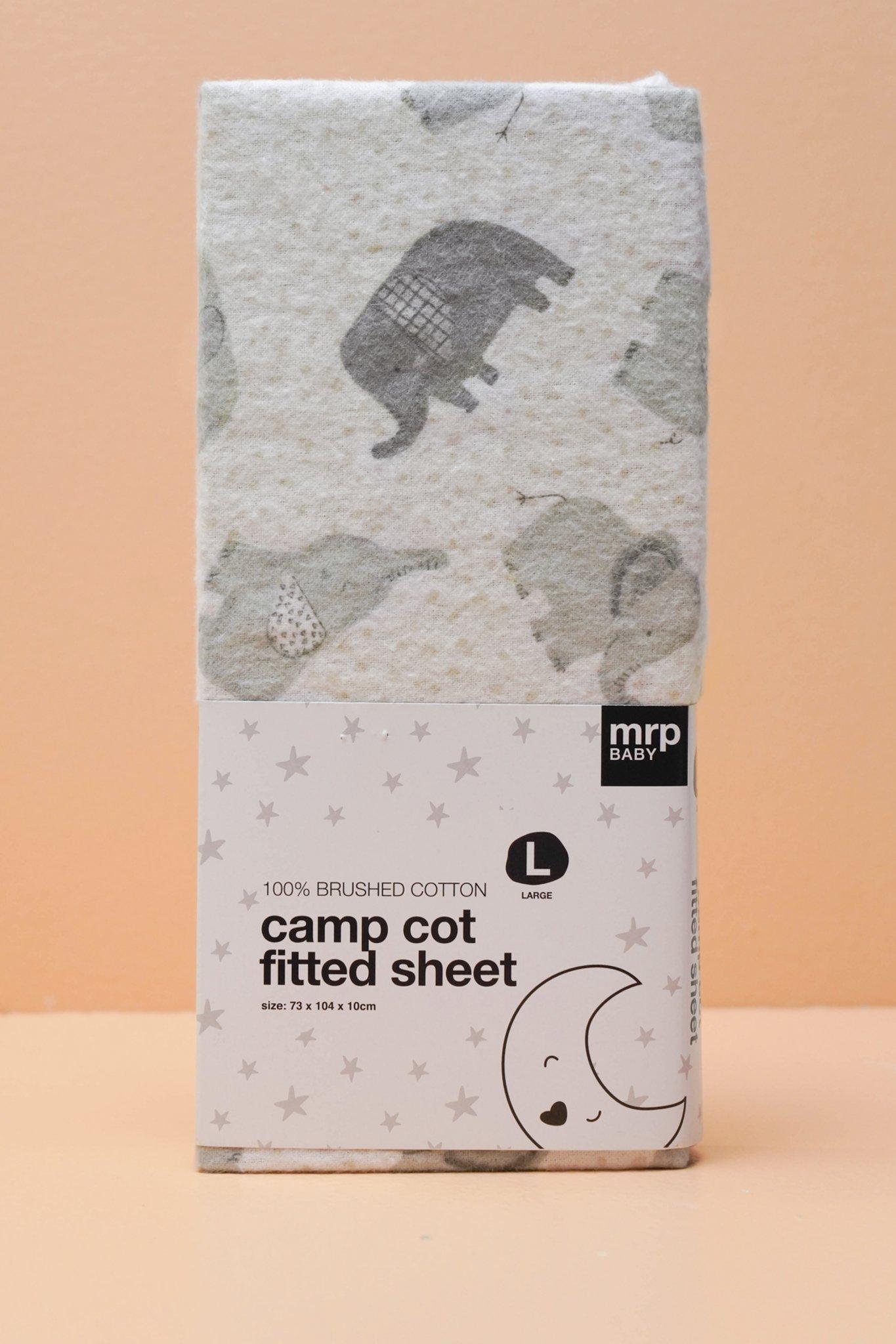 Camp Cot Fitted Sheet