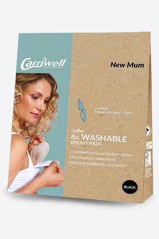 Carriwell Washable Breast Pads 6's