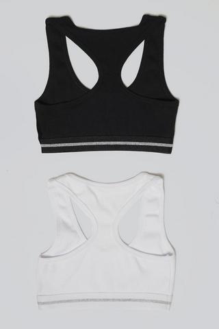 2 Pack Crop Bras