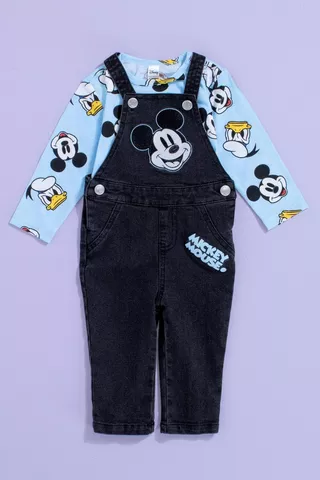 Mickey Mouse Dungaree Set
