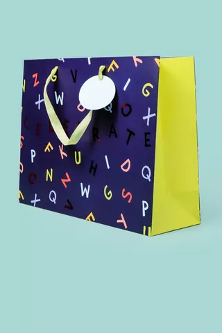 Alphabet Large Gift Bag