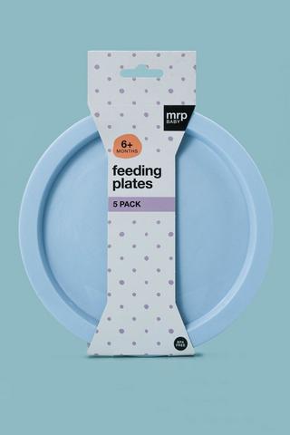 MRP Baby Feeding Plates 5 Pack