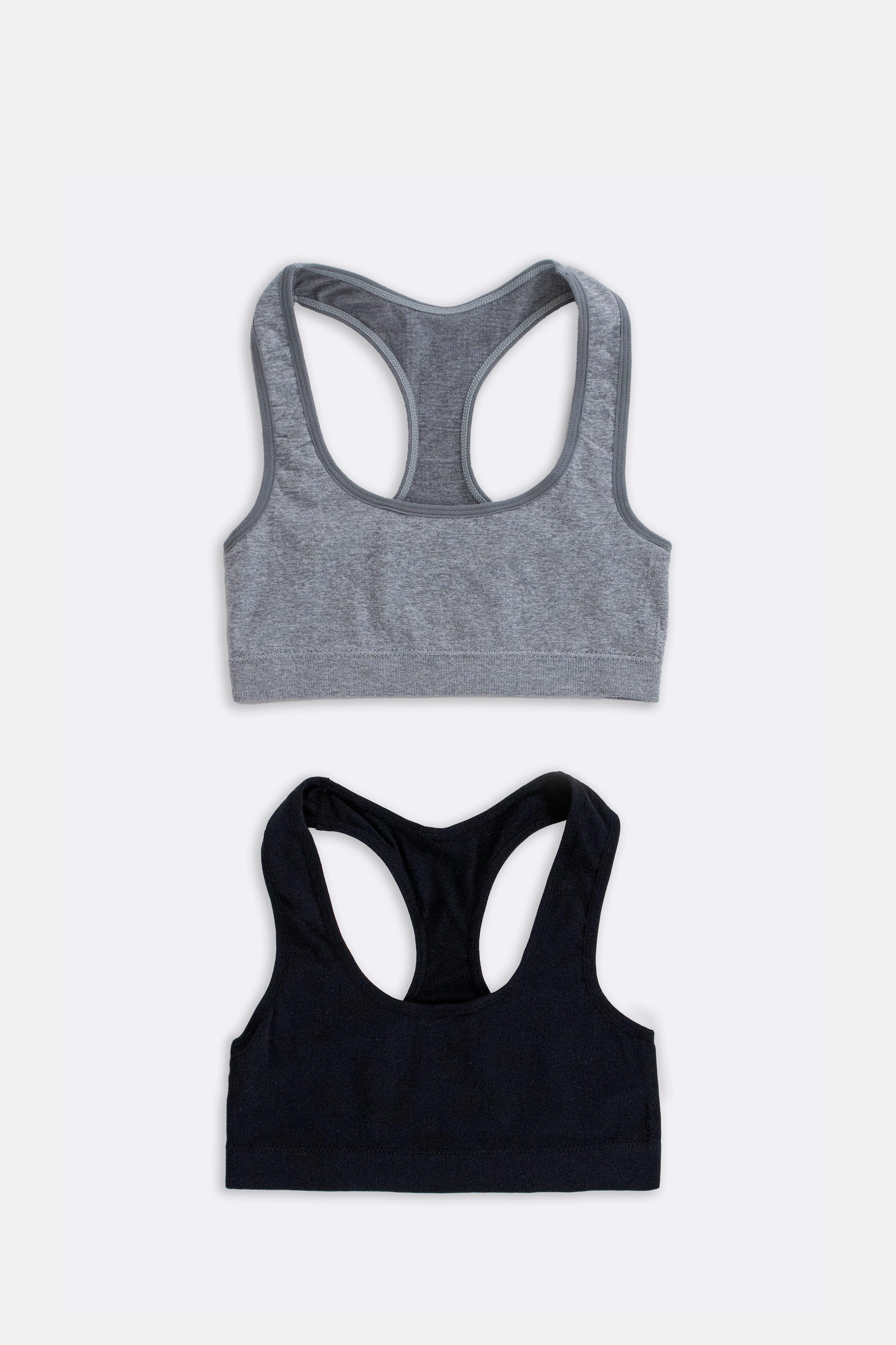 2 Pack Crop Bras