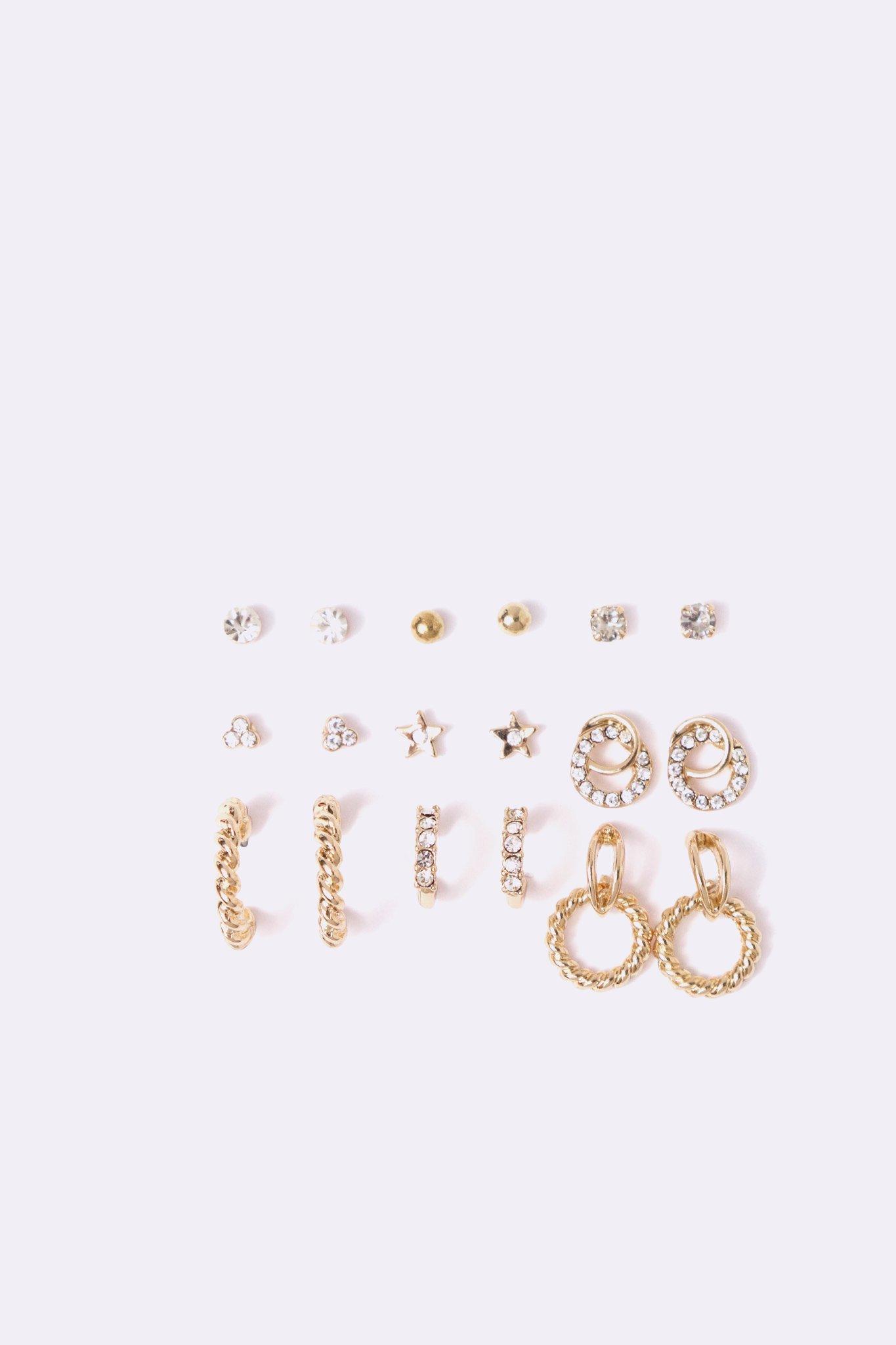 9 Pack Earrings