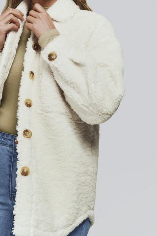 Longer Length Teddy Shacket