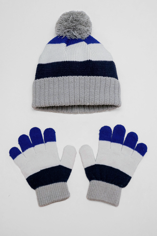 Beanie And Gloves Set
