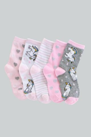 5 Pack Unicorn Socks