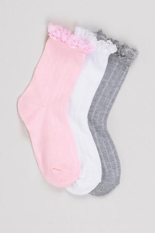 3 Pack Anklet Socks