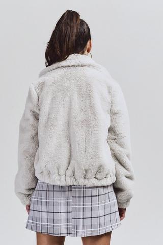 Fluffy Bomber Jacket