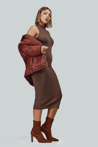 Turtle Neck Bodycon Dress