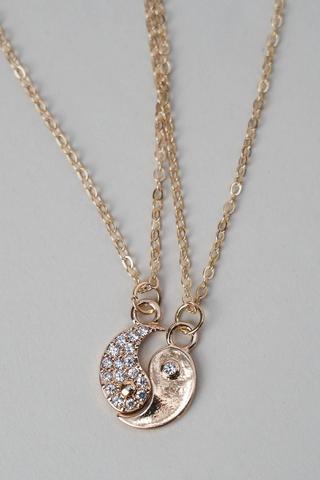 Yin And Yang Friendship Necklace