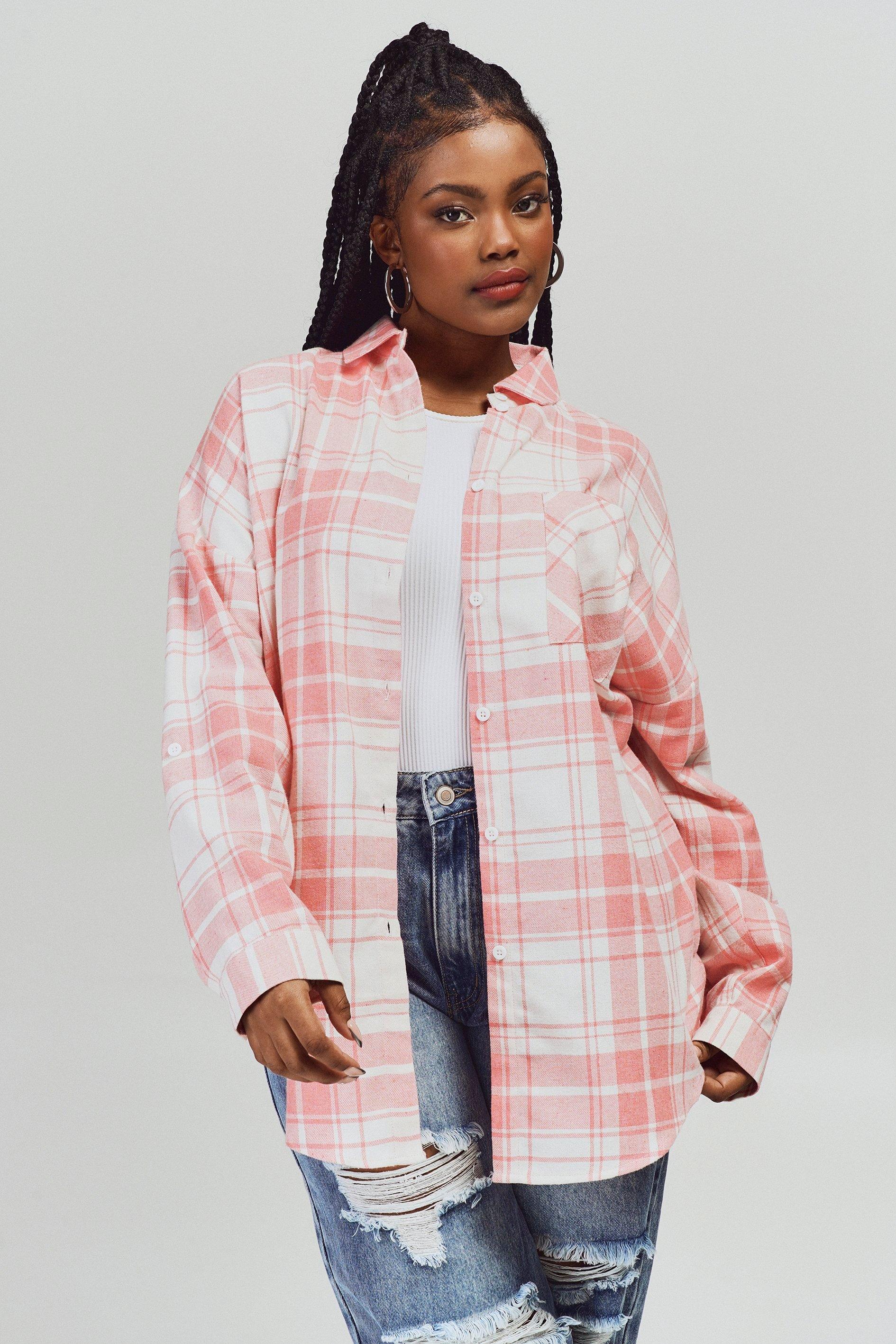 Oversized Check Shirt