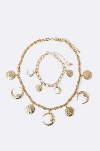 Necklace And Bracelet Set