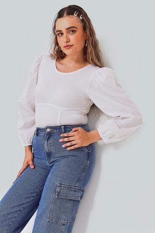 Poplin Bodysuit