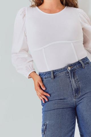 Poplin Bodysuit
