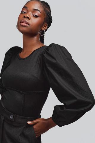 Poplin Bodysuit