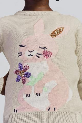 Bunny Crew Neck Knit