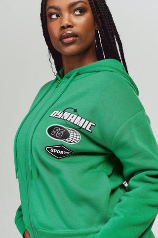 Zip Through Active Hoodie