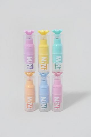 6 Pack Mini Highlighters